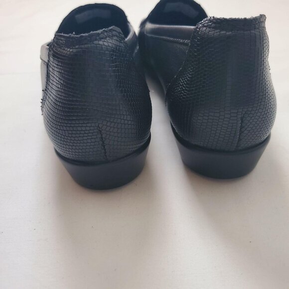 SAS Women's Penny J Comfort Footbed Slip-On Moccasin Penny Loafer Black Size 9½N - Picture 15 of 16